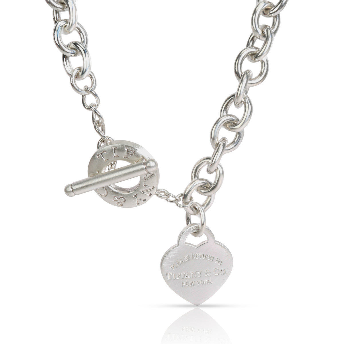 18K Tiffany Heart Tag Necklace