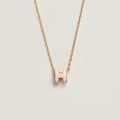 18K Mini Pop Hermes Pink Necklace