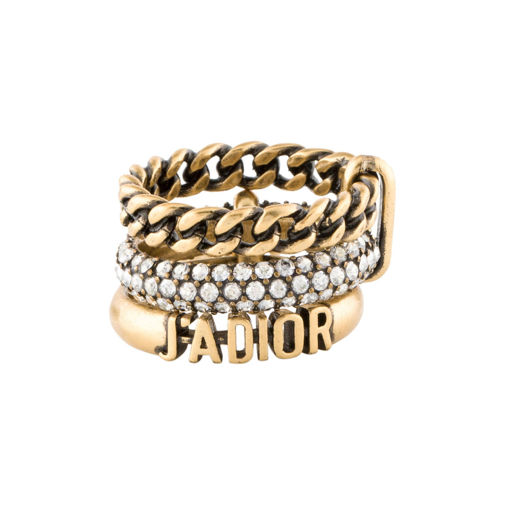 18K Dior Pearl & Crystal J'Adior Rings