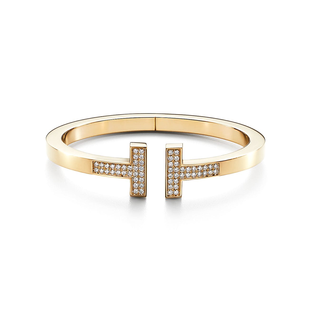 18K Tiffany Diamond Square Bracelet