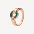 18K BVLGARI Malachite Ring