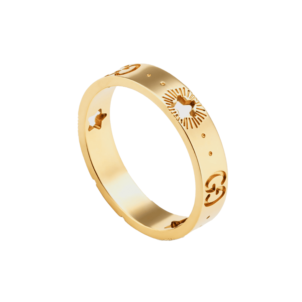 18K Double Gucci Icon Ring