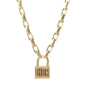 18K Dior Lucky Locket Choker Necklace