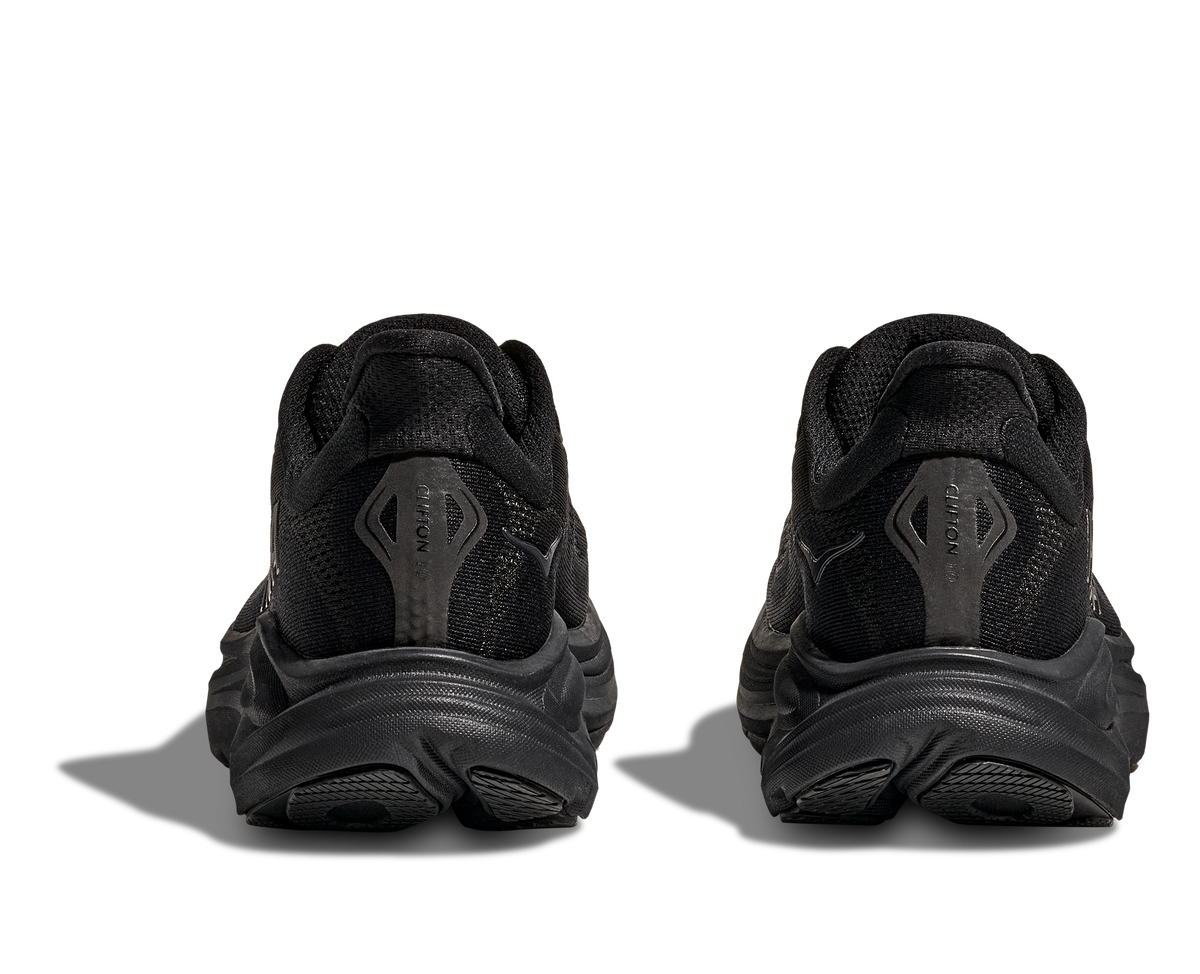 HOKA Women's Clifton 10 - BLACK / BLACK (Wide)