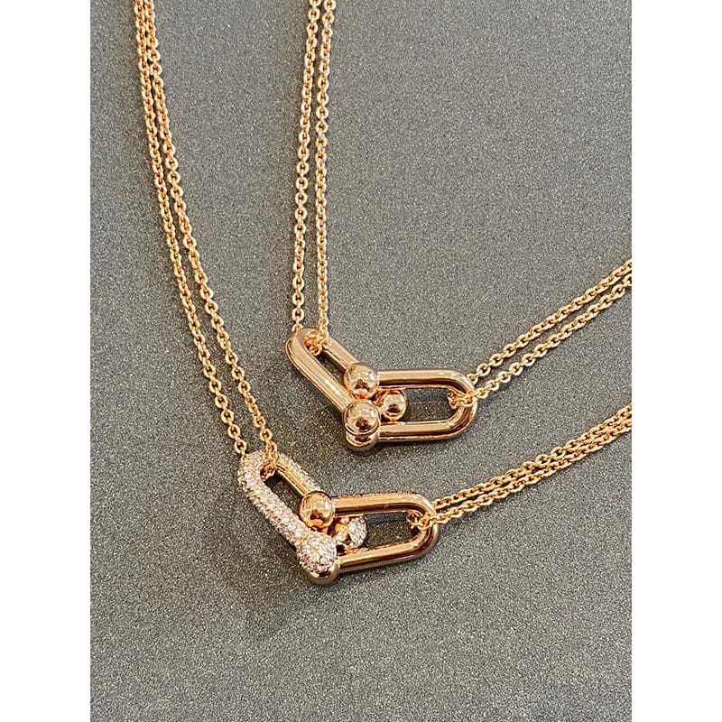 18K Tiffany HardWear Double Link Necklace