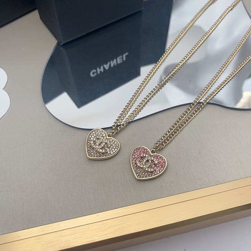 18K  Chanel Pink Diamonds Necklace