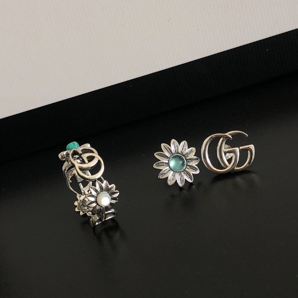 Double Gucci Flowers Ring