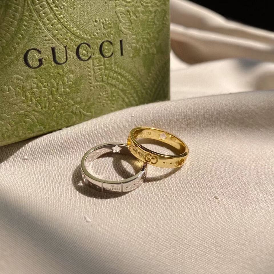 18K Double Gucci Icon Ring