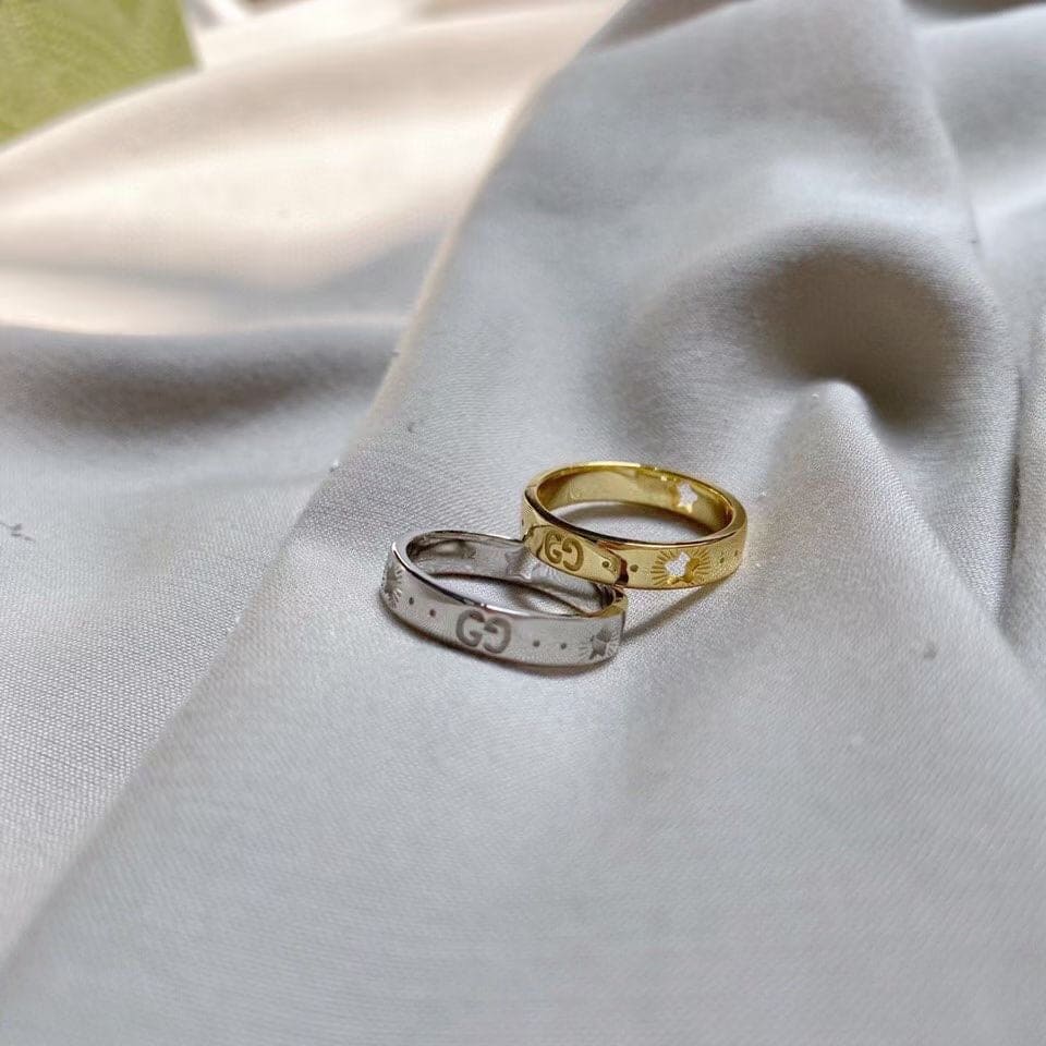 18K Double Gucci Icon Ring