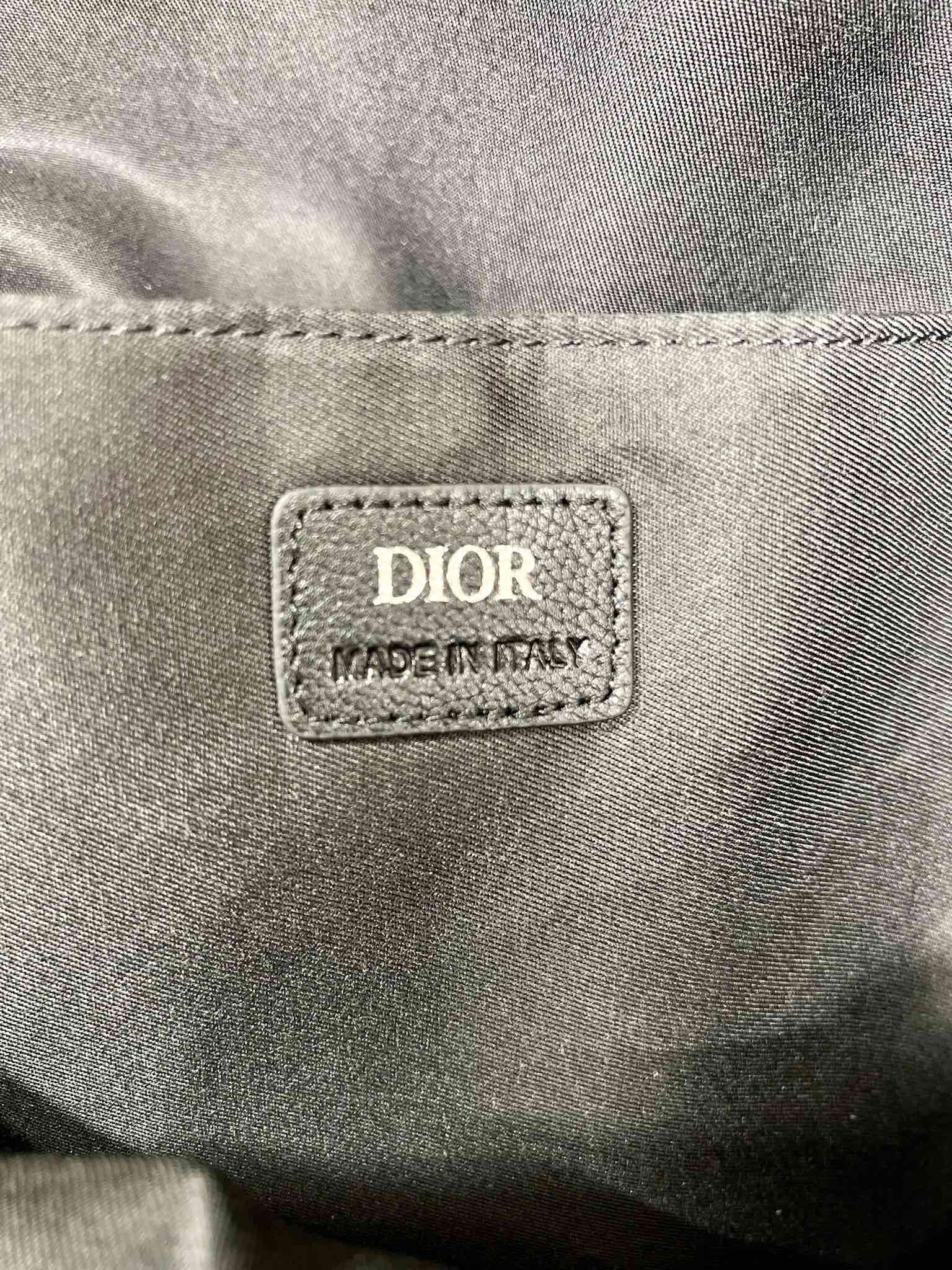 DIOR RIDER BACKPACK BLACK OBLIQUE JACQUARD
