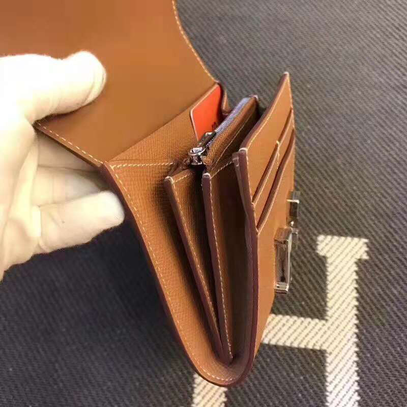 HERMES Constance 13 Tan Epsom Shw