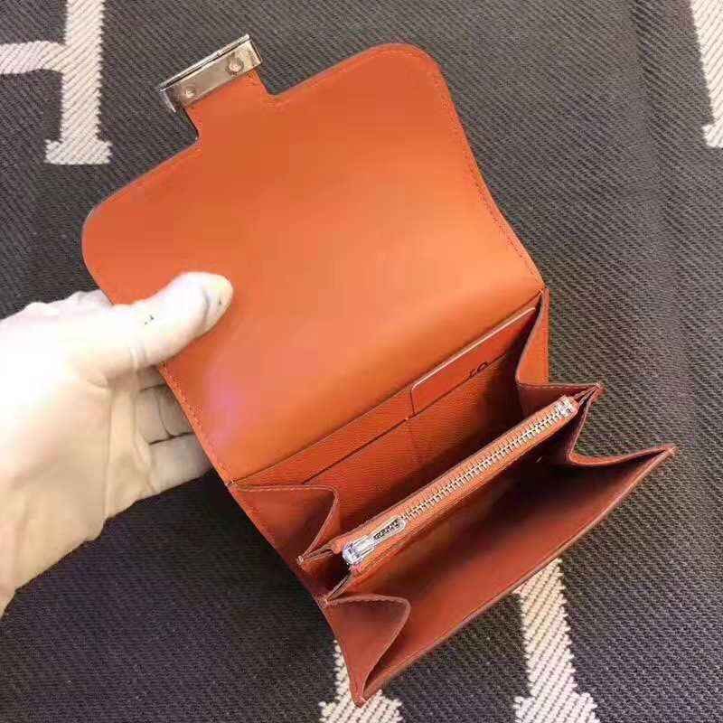 HERMES Constance 13 Orange Epsom Shw