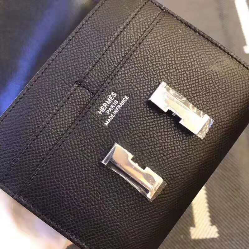HERMES Constance 13 Black Epsom Shw