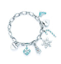 18K Tiffany Christmas Tag Bracelet