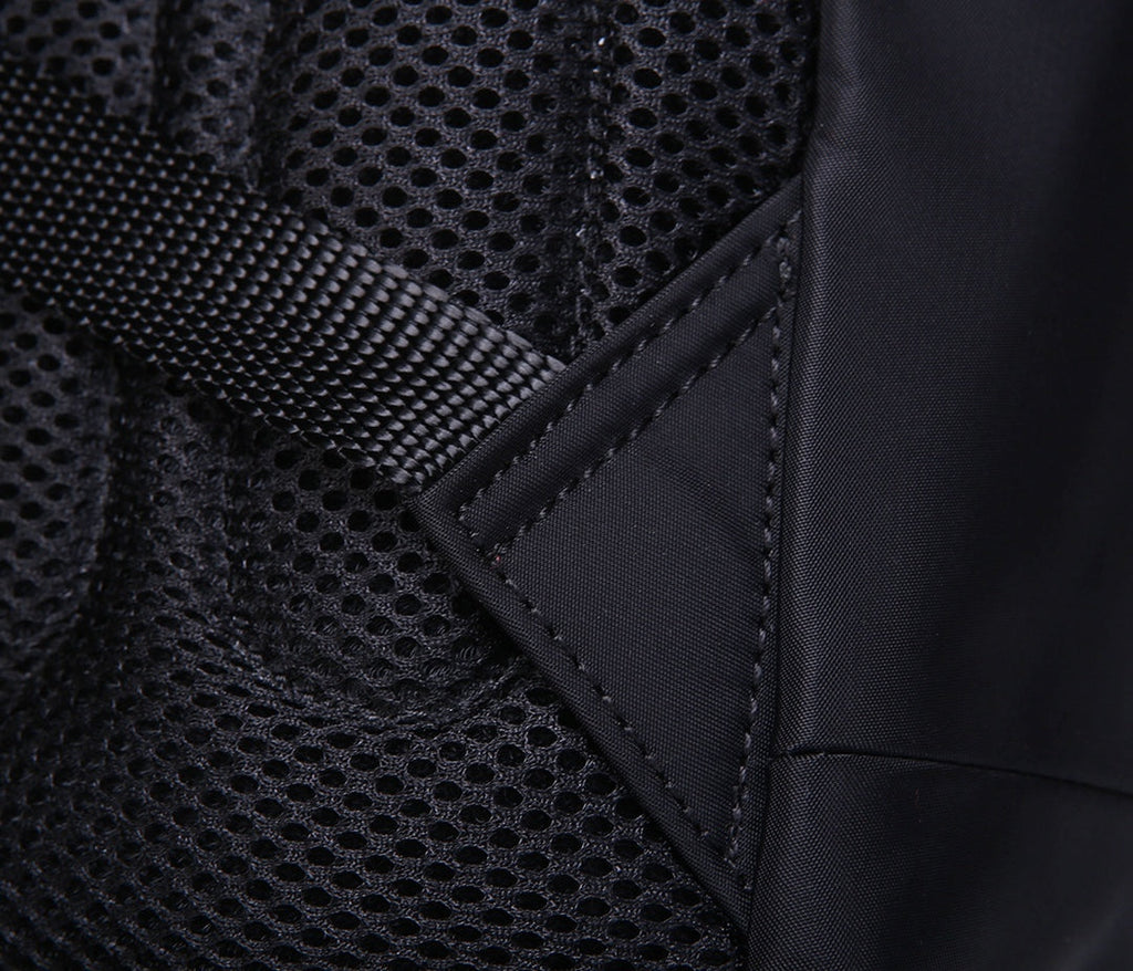 PRADA BACKPACK 39 IN BLACK RE-NYLON AND SAFFIANO LEATHER
