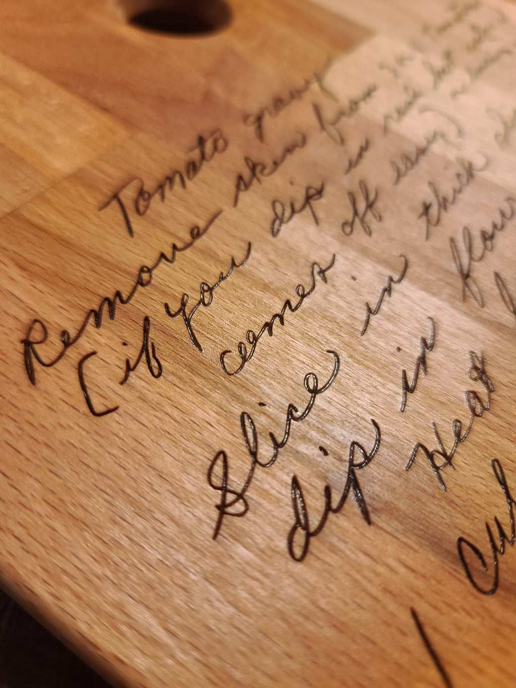 Custom Recipe Board
