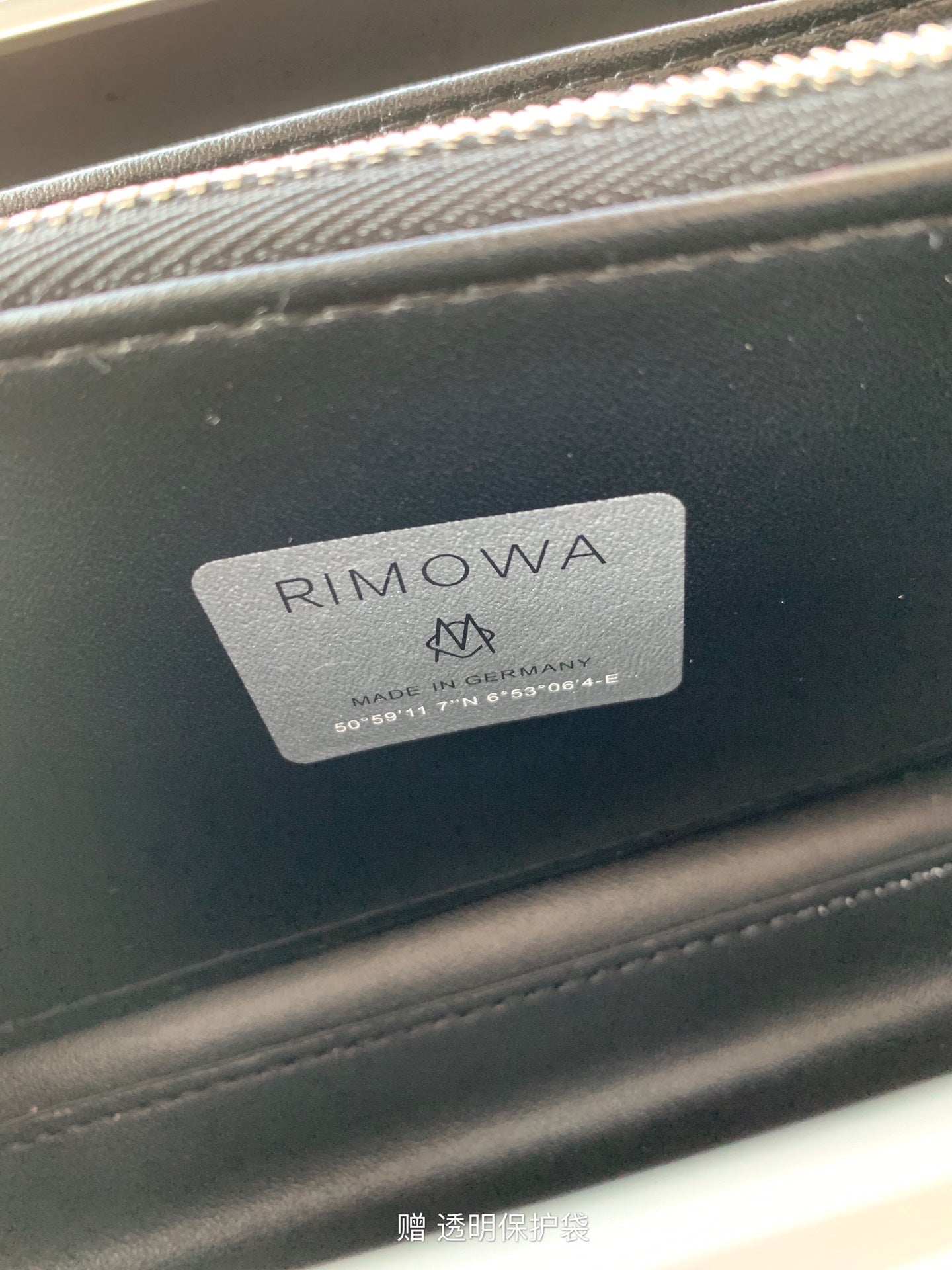 DIOR RIMOWA 20 CASE BAG IN BLACK ALUMINUM MAGNESIUM