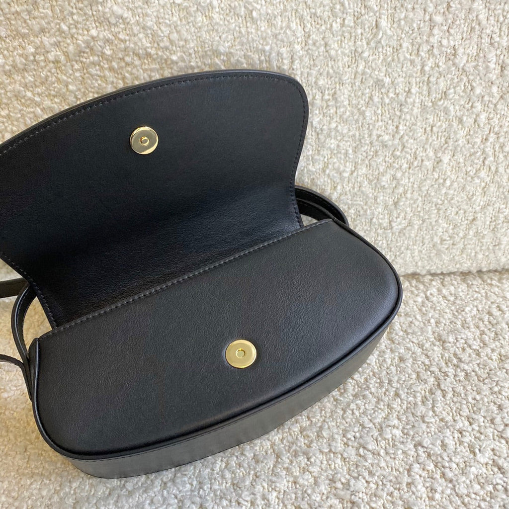 CELINE MINI 18 PADLOCK BLACK CALFSKIN BAG