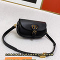 DIOR MINI BOBBY EAST-WEST 20 BAG IN BLACK CALFSKIN