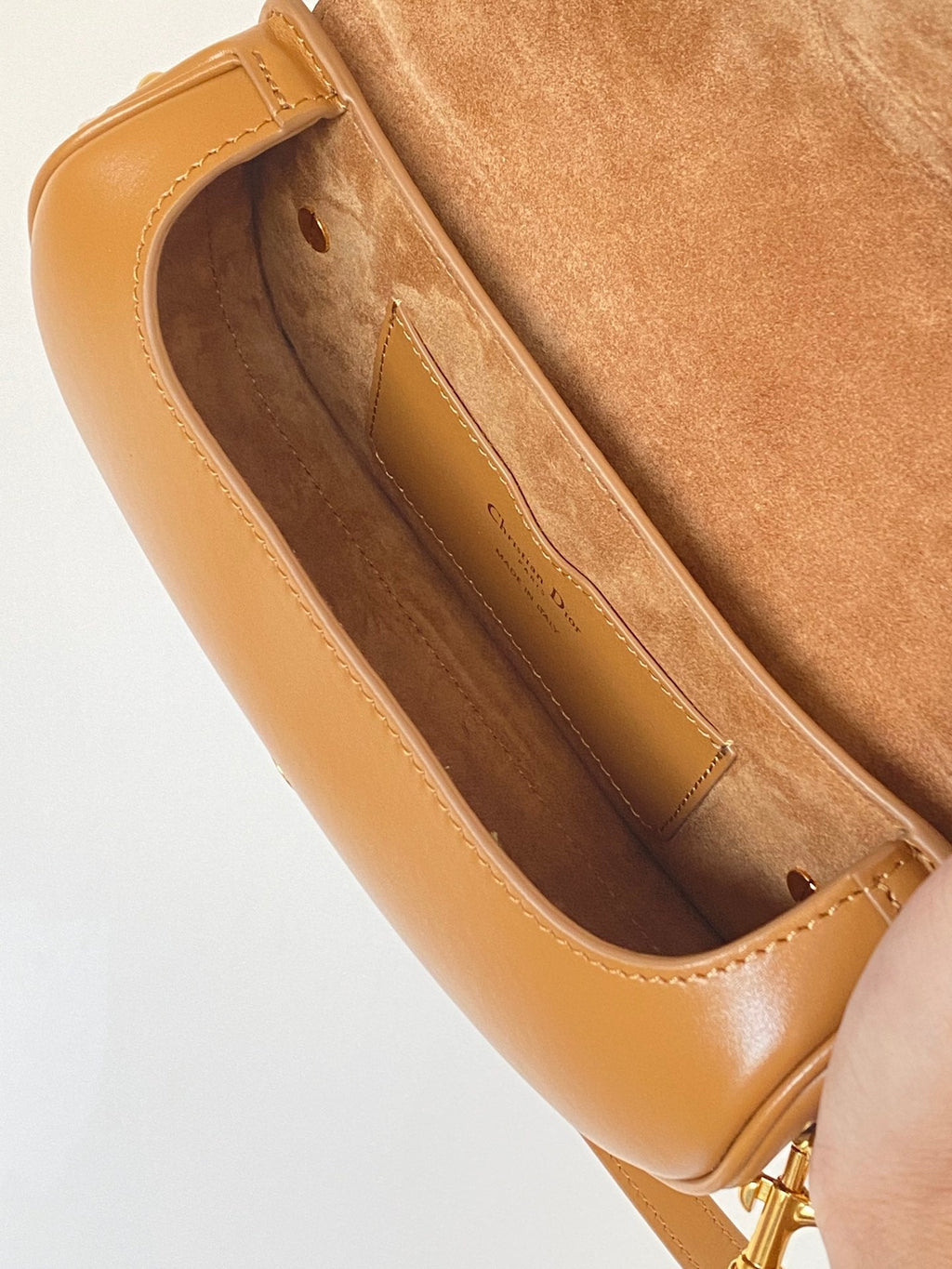 DIOR BOBBY EAST-WEST 22 BAG IN CHOCOLATE BROWN CALFSKIN