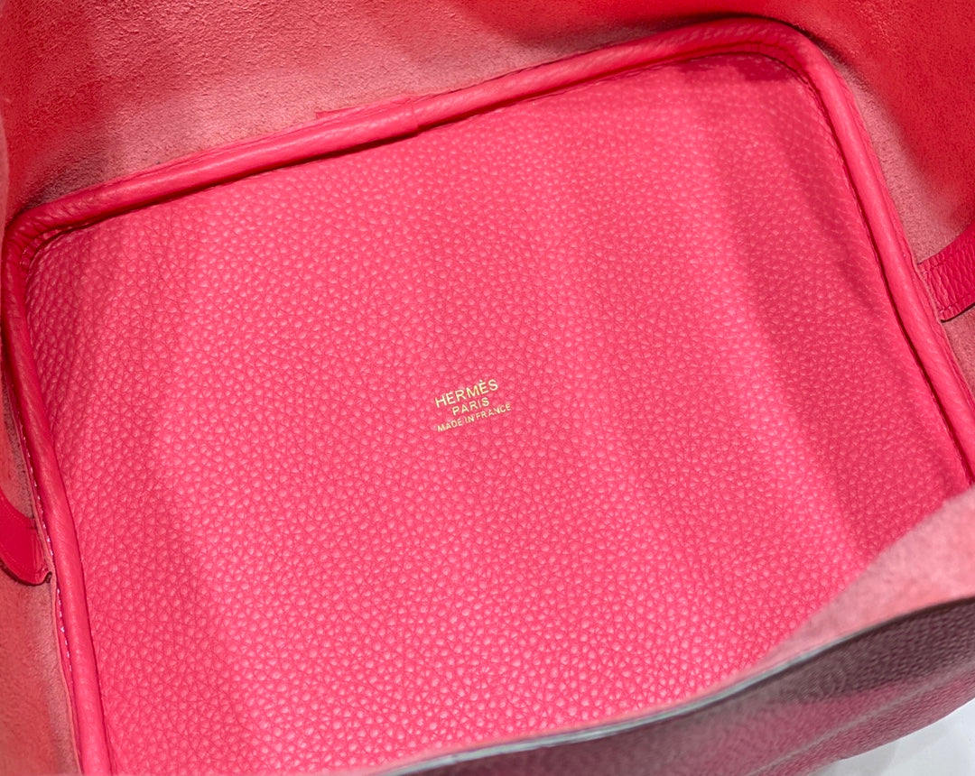 HERMES picotin lock 22 hot pink togo ghw