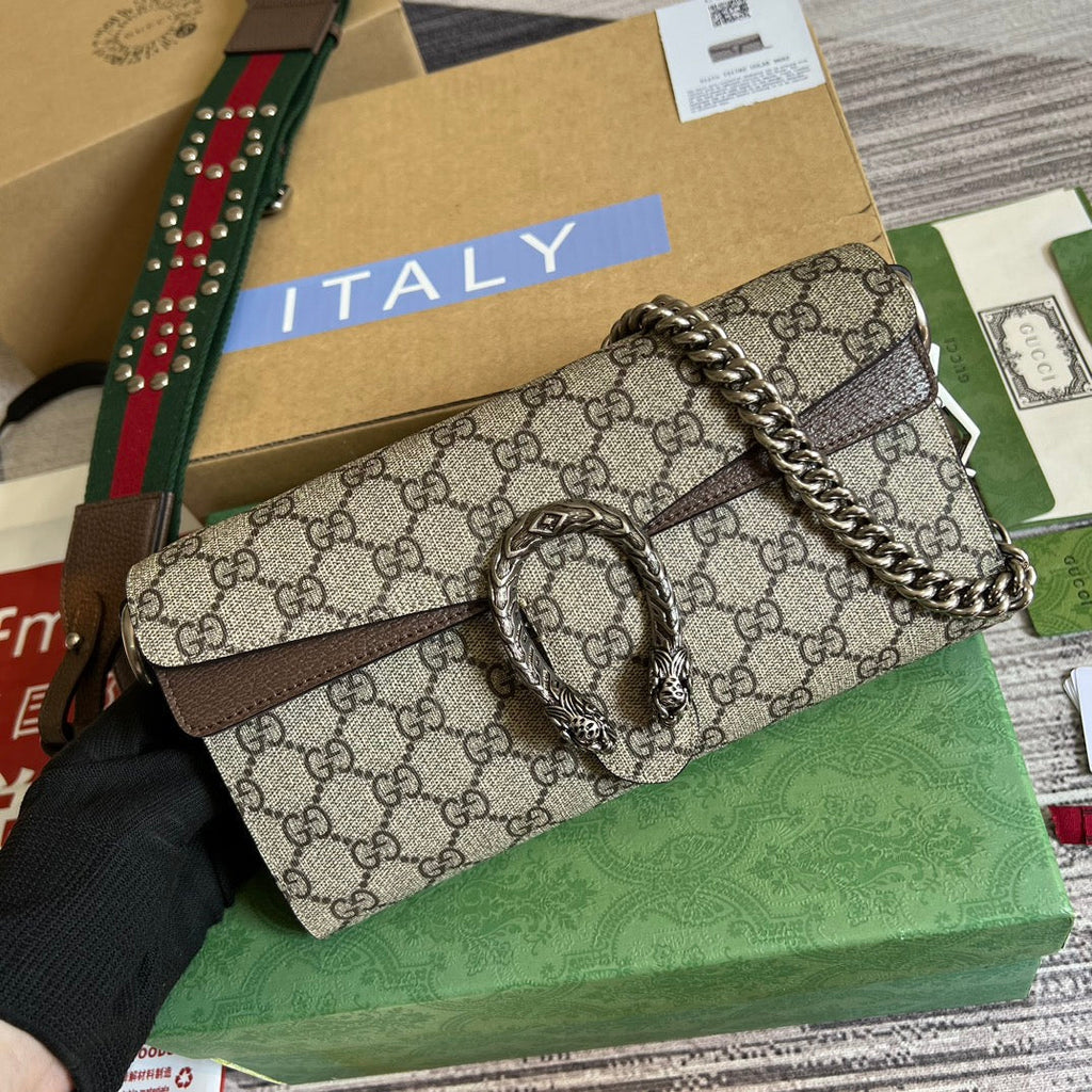 GUCCI DIONYSUS 25 SMALL BAG IN  SUPREME CANVAS