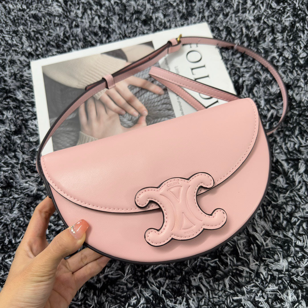 CELINE BESACE TRIPHOME 23 LIGHT PINK CALFSKIN