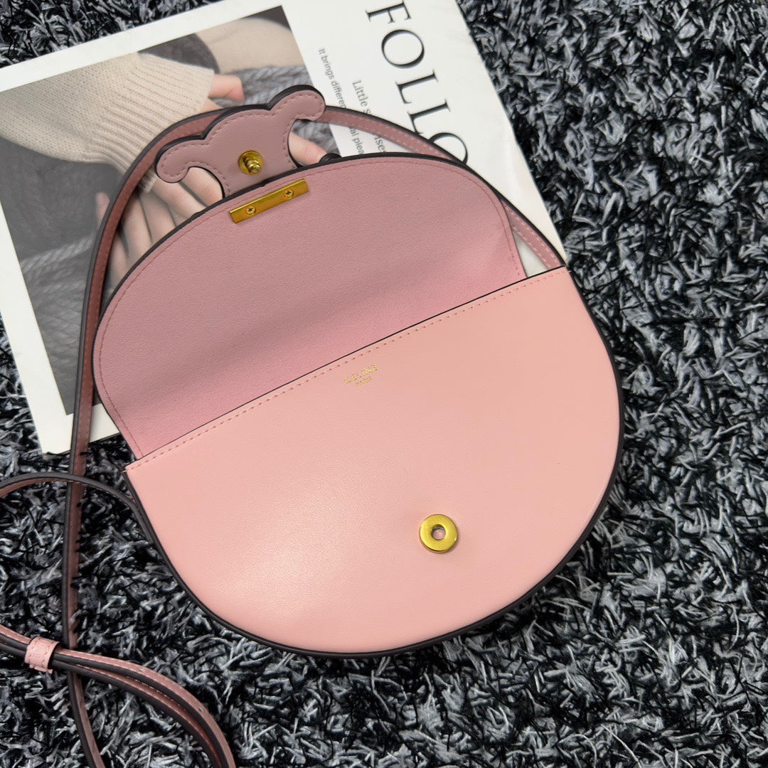CELINE BESACE TRIPHOME 23 LIGHT PINK CALFSKIN