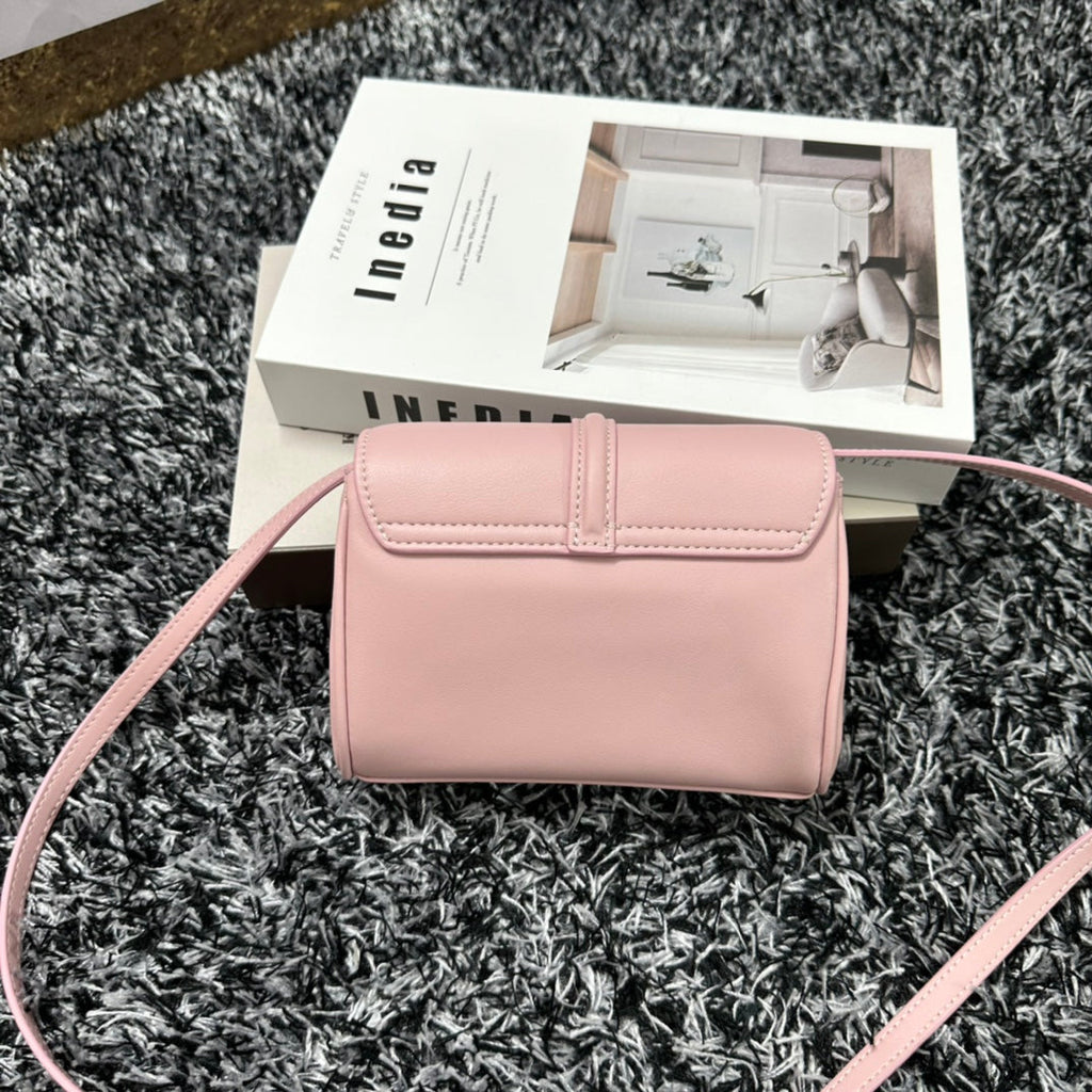 CELINE CLASSIC MINI 18 PINK PASTEL CALFSKIN