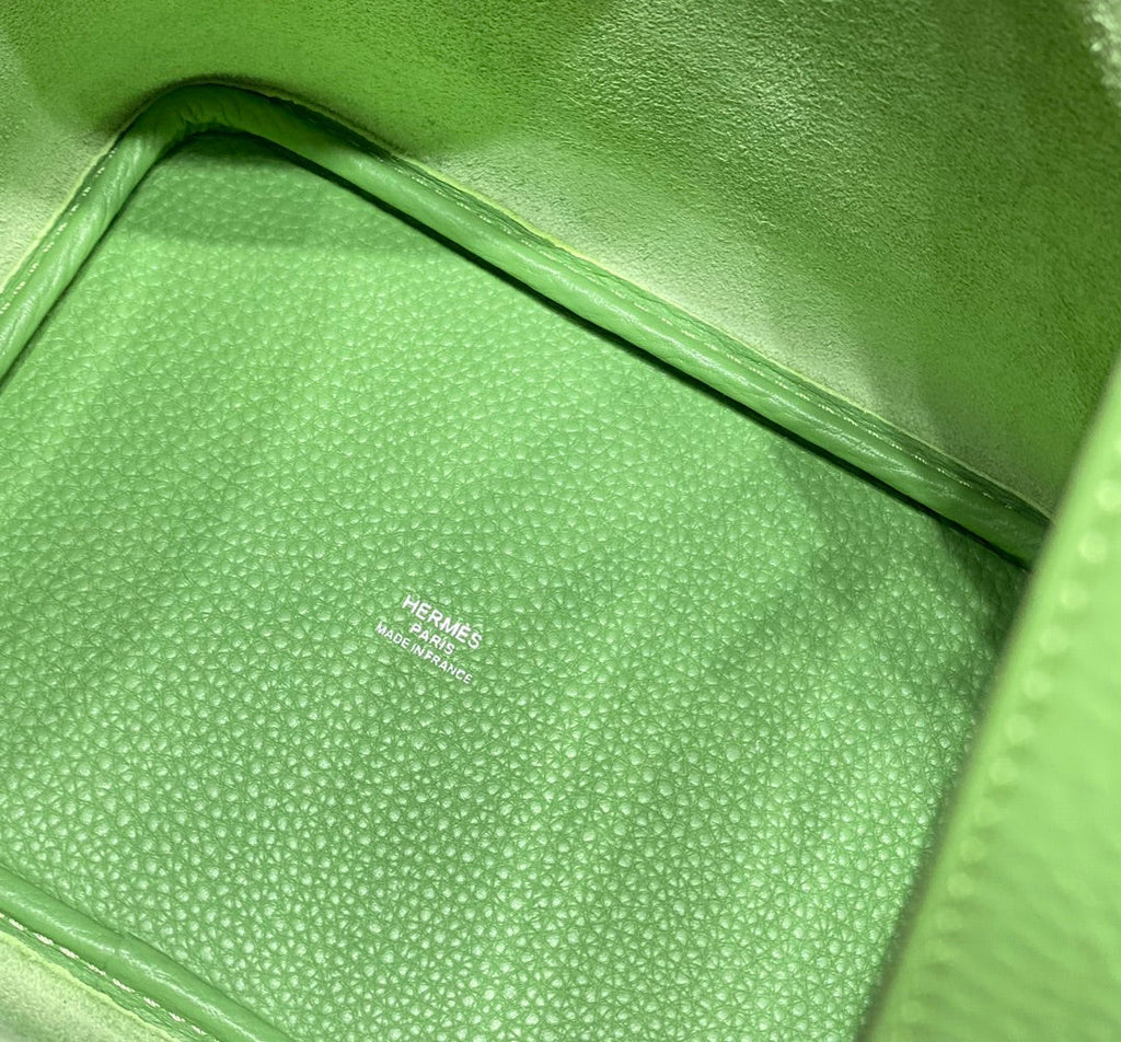 HERMES picotin lock 22 green togo shw