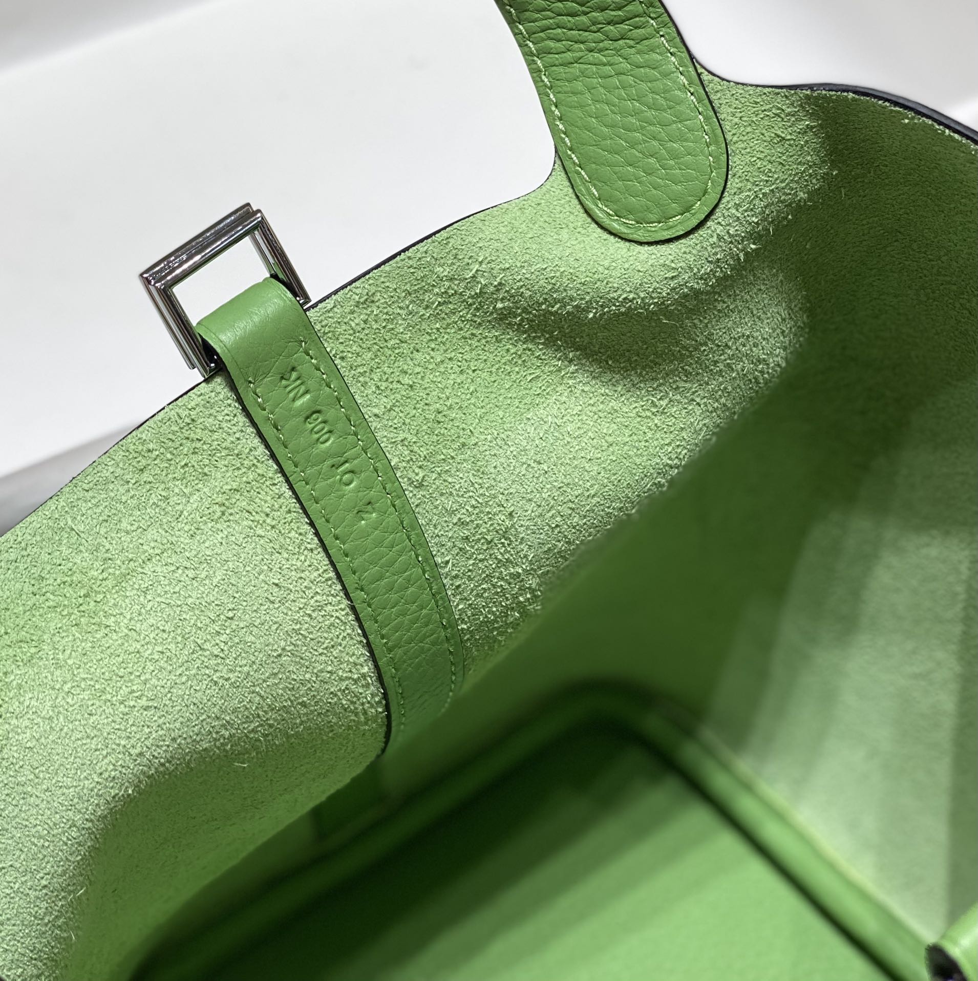 HERMES picotin lock 22 green togo shw