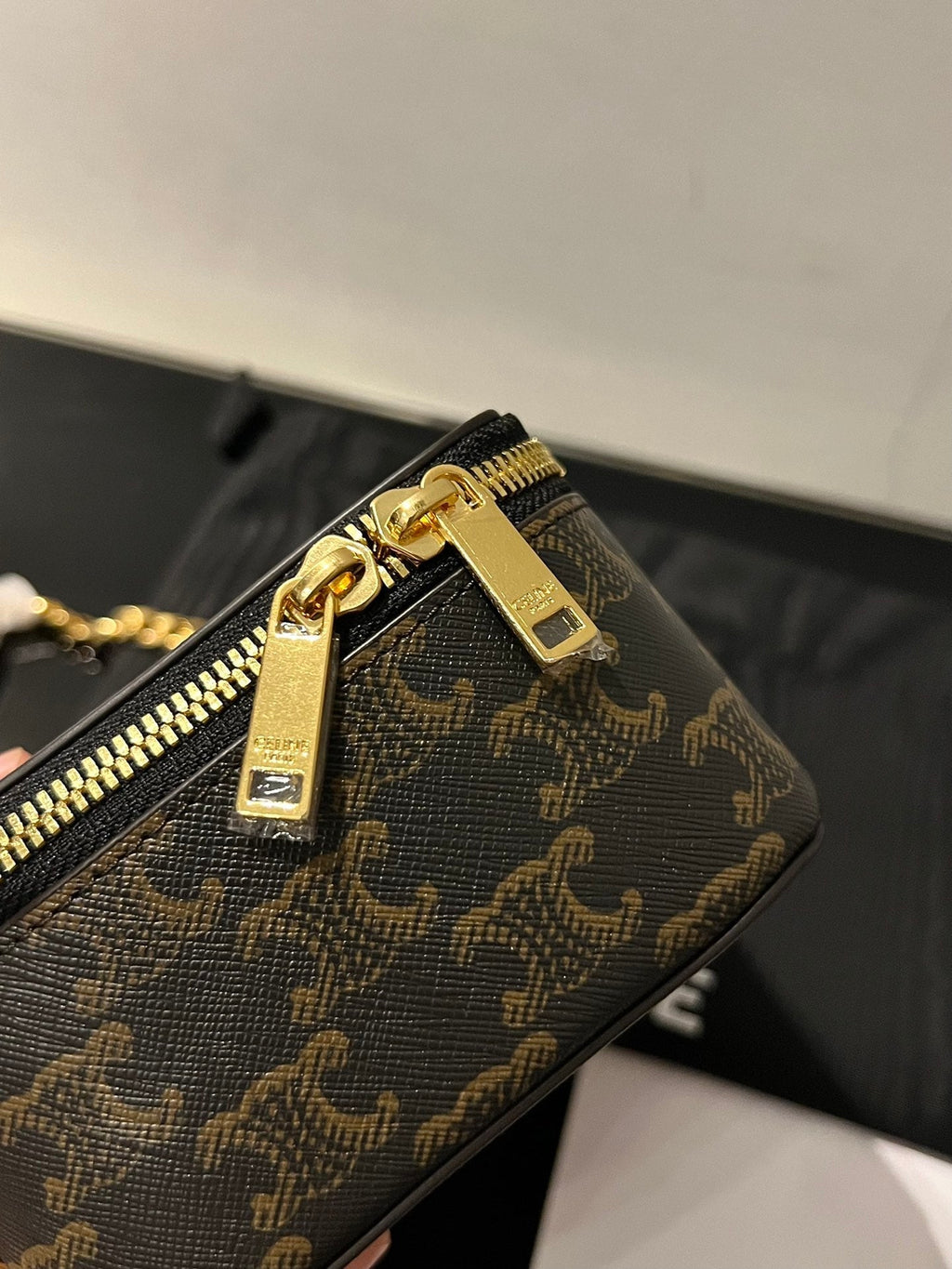 CELINE BOX TRIPHOME 16 PRINTED CALSKIN
