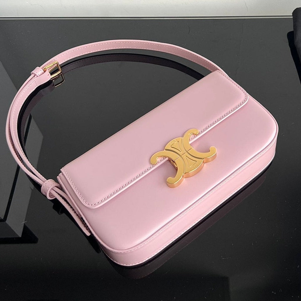CELINE TRIOMPHE 20 PINK PASTEL CALFSKIN