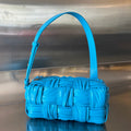 BOTTEGA VENETA SMALL BRICK CASSETTE 23 IN SKY BLUE SOFT LAMBSKIN