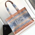 CELINE CABAS THAIS 41 RAINBOW FABRIC TOTE