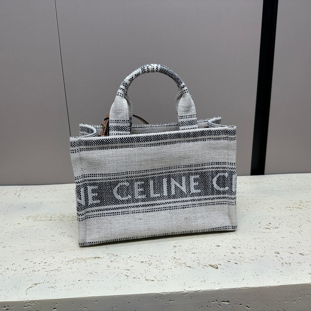 CELINE CABAS THAIS 26 CALFSKIN  GREY