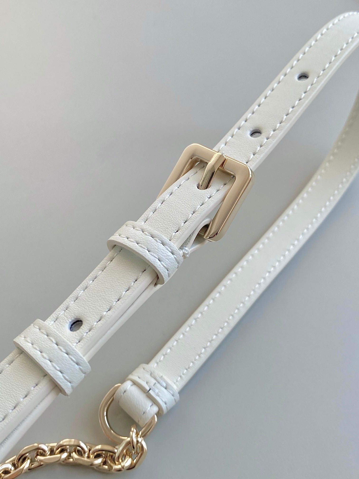 DIOR MISS LADY 24 LARGE BAG IN WHITE LAMBSKIN