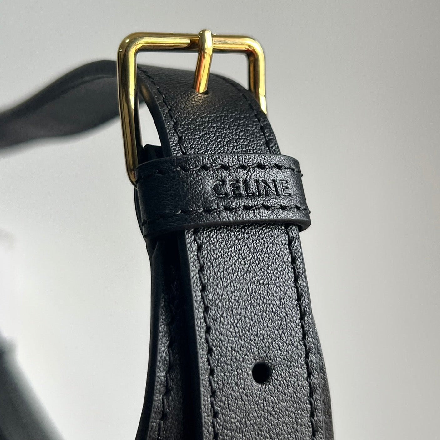 CELINE TRIOMPHE 31 CALFSKIN BLACK
