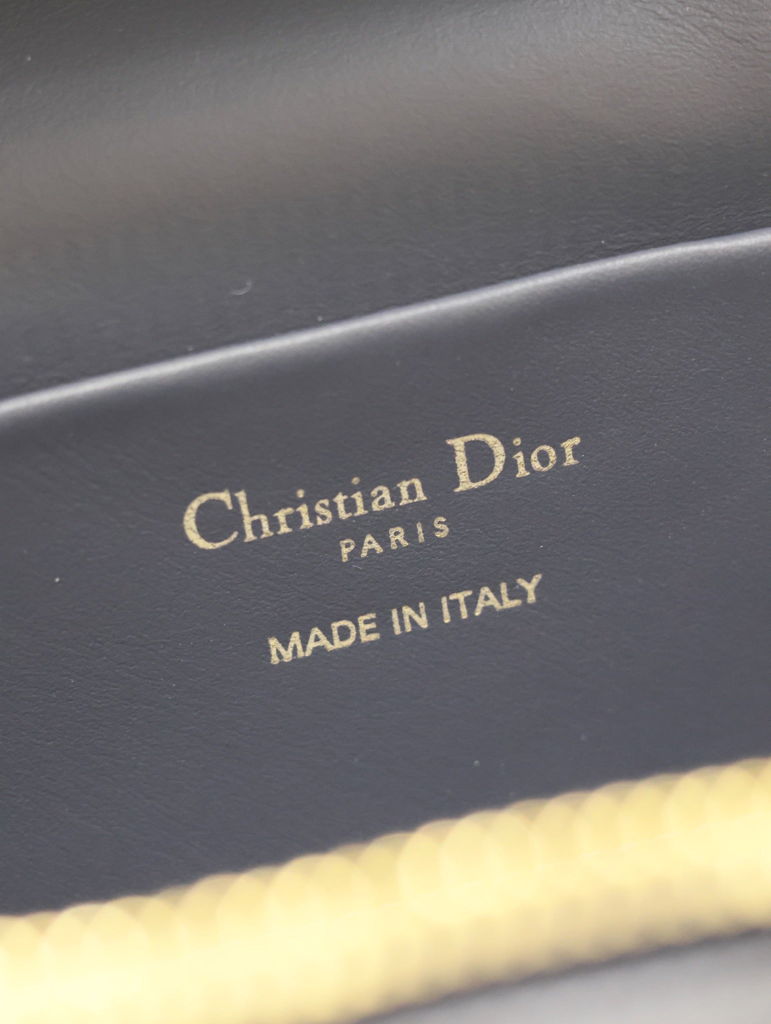 DIOR CARO MINI 16 VANITY CASE IN CERULEAN BLUE MONOGRAM DENIM