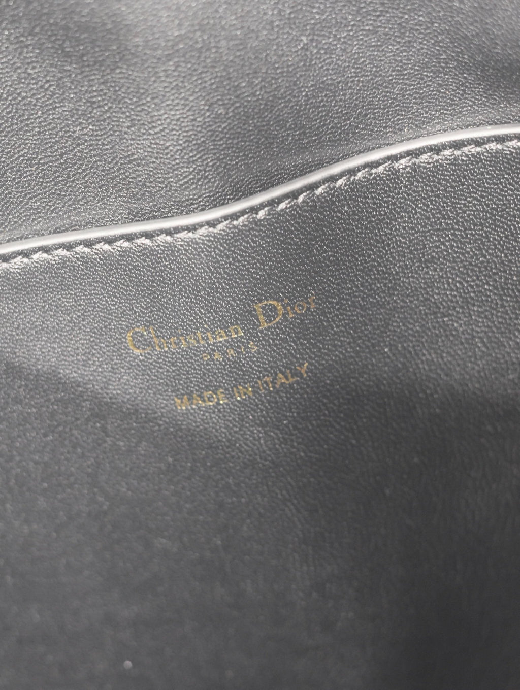 DIOR MEDIUM 34 NOLITA BAG IN BLACK MACROCANNAGE CALFSKIN