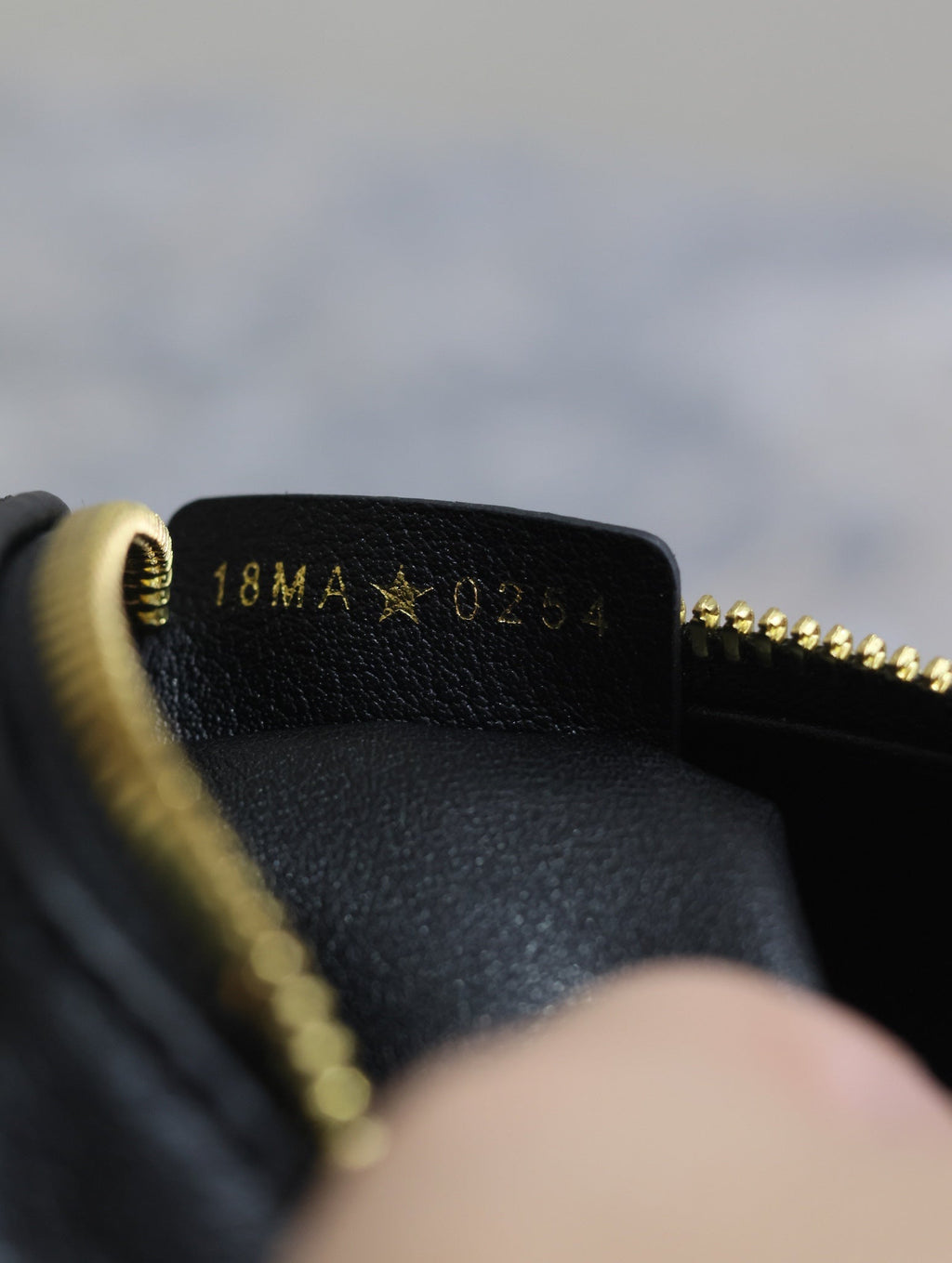 DIOR MINI GROOVE BAG 16 IN BLACK MACROCANNAGE CALFSKIN WITH GOLD HARDWARE