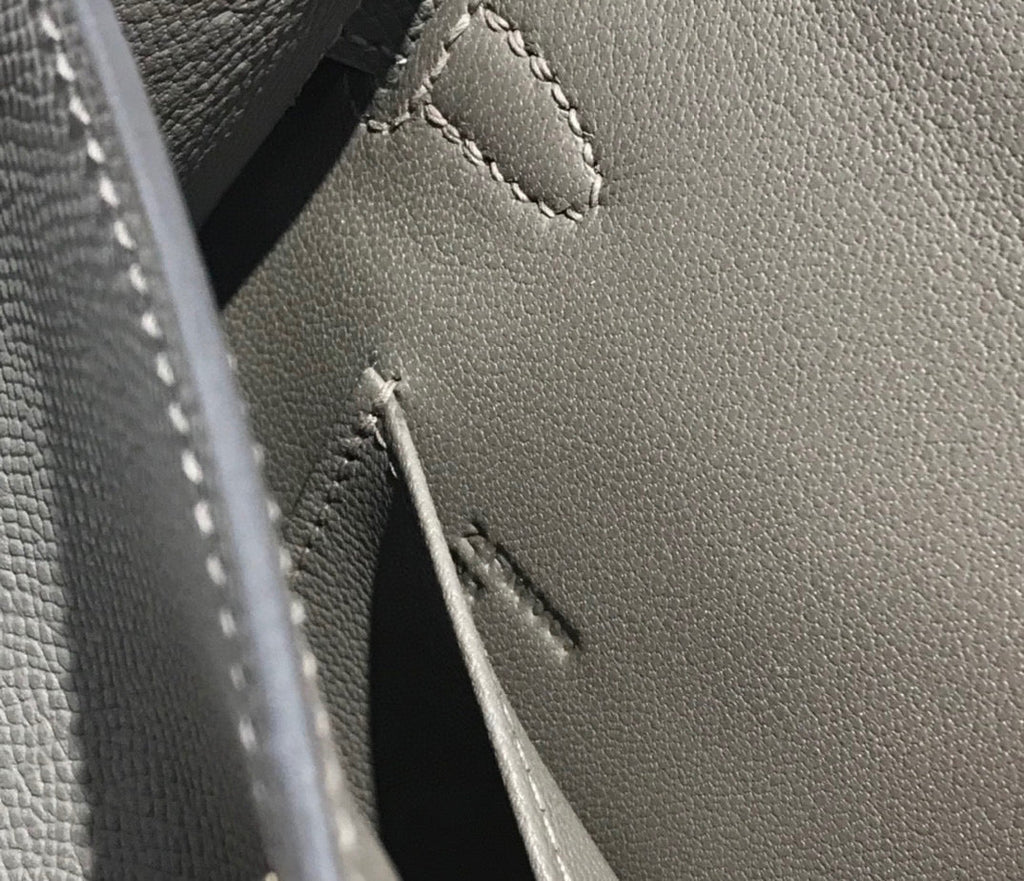 HERMES KELLY MINI 20 DARK GREY EPSOM GOLD HARDWARE