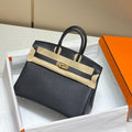 HERMES BIRKIN 30CM IN BLACK TOGO LEATHER GOLD HARDWARE