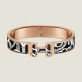18K Clic Hermes Panoplie Equestre Black Bracelet