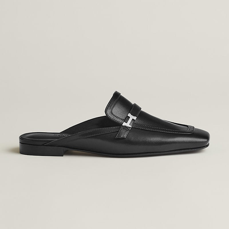 HERMES Groupie Mule Noir