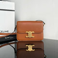 CELINE TRIOMPHE TEEN 22 CINNAMON BROWN COWHIDE