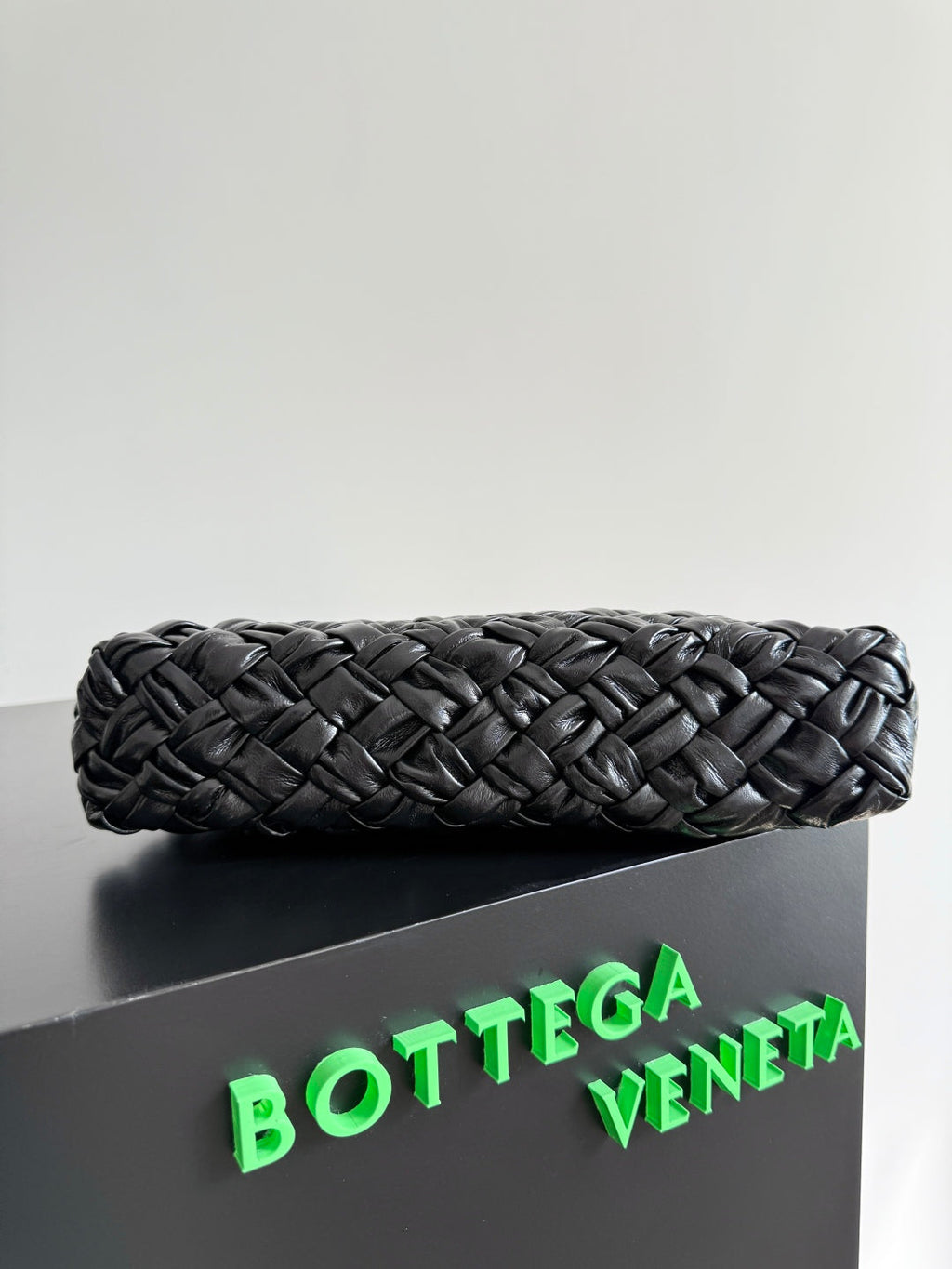 KELIMERO CHA-CHA CLUTCH 28.5 IN BLACK LAMBSKIN