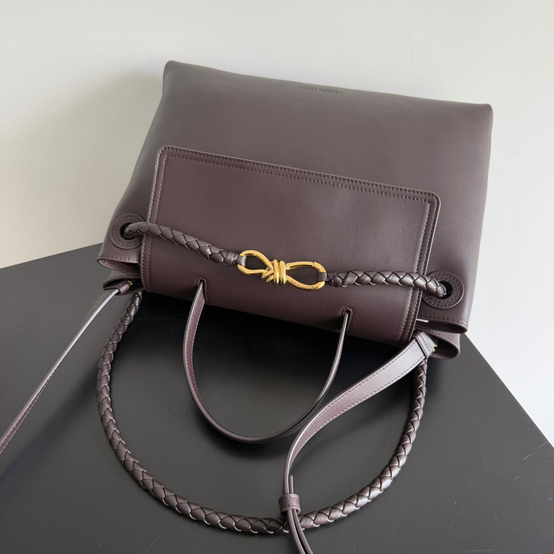 MEDIUM CIAO CIAO 34 IN BROWN CALFSKIN