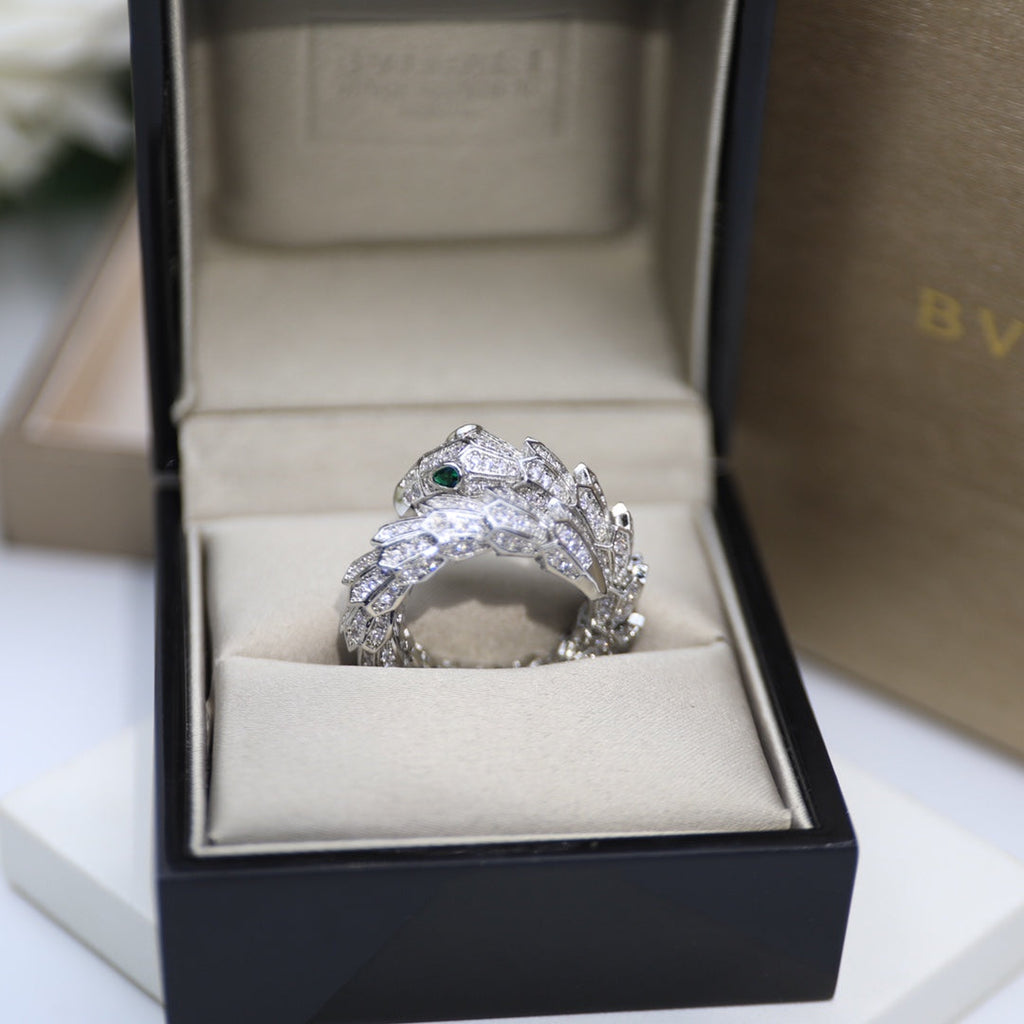 18K BVLGARI Serpenti Tubolari Ring