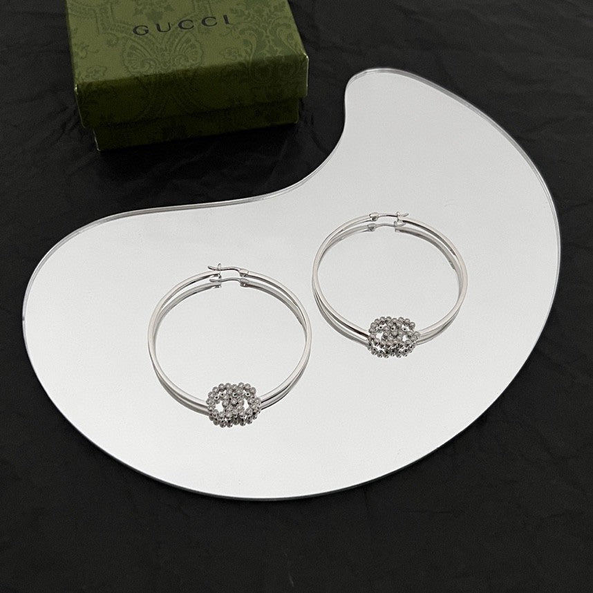 18K Double Gucci Running Diamond Bracelet